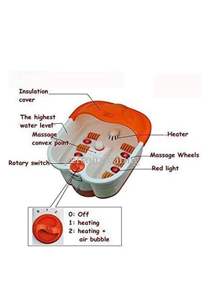 Generic Multi-function Vibrating Footbath Massager With Water Heating