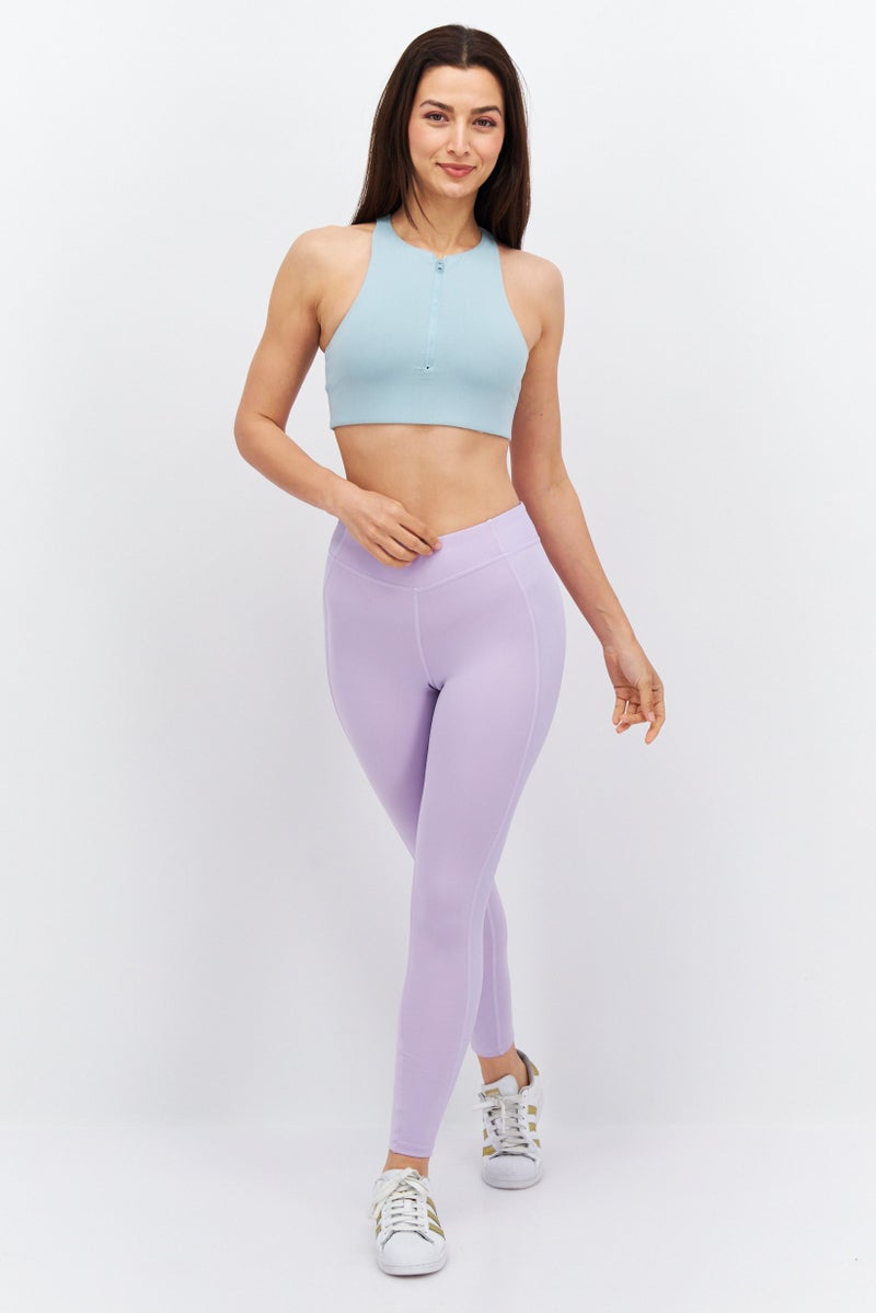 Women Sportswear Fit Training Leggings, Lavender