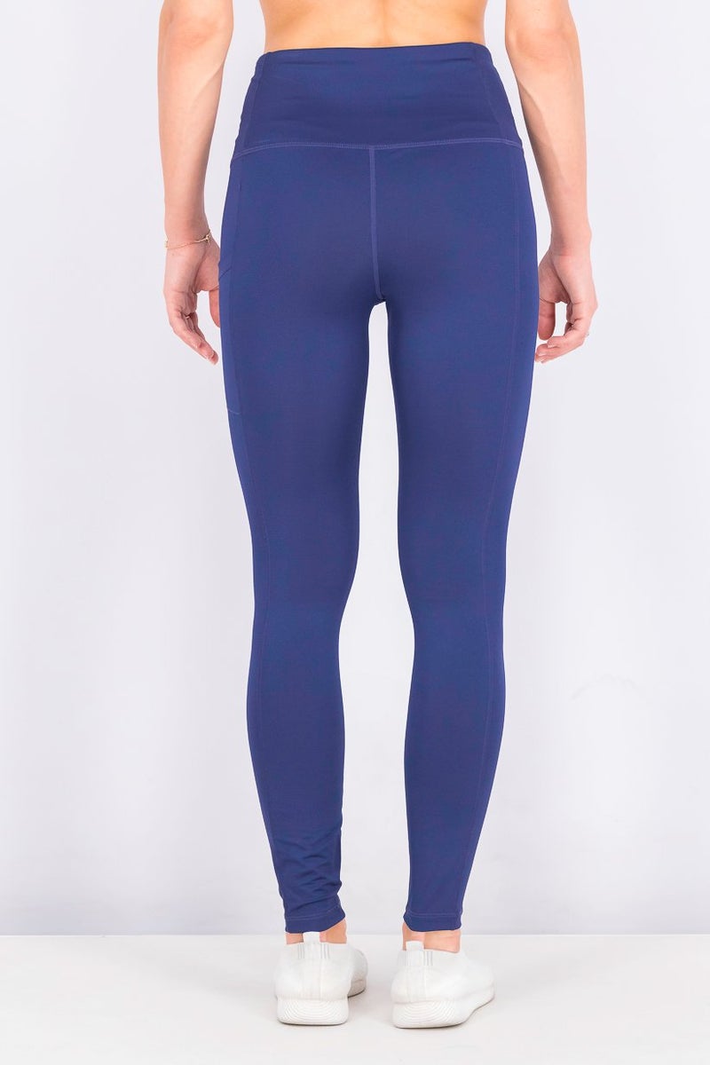 Women Sports Fit Training Tight, Navy Blue