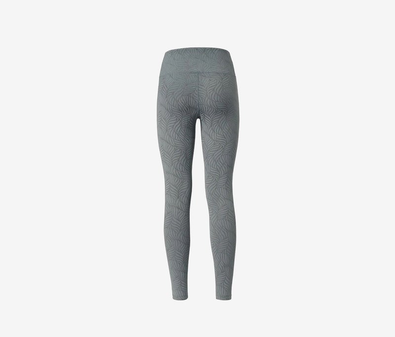 Women Sportswear Fit Outdoor Tights, Grey/Green