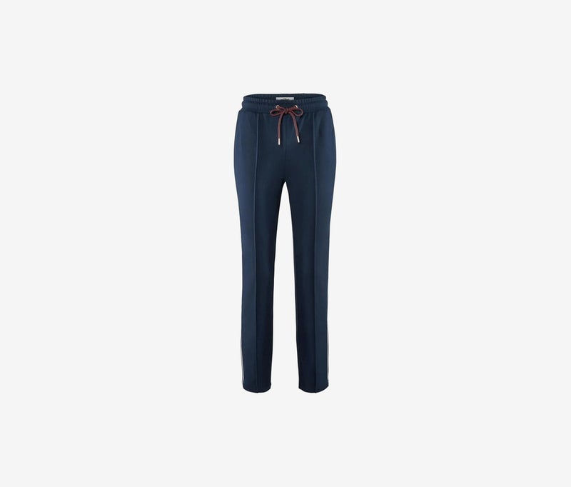 Women Plain Jogger Pants, Navy