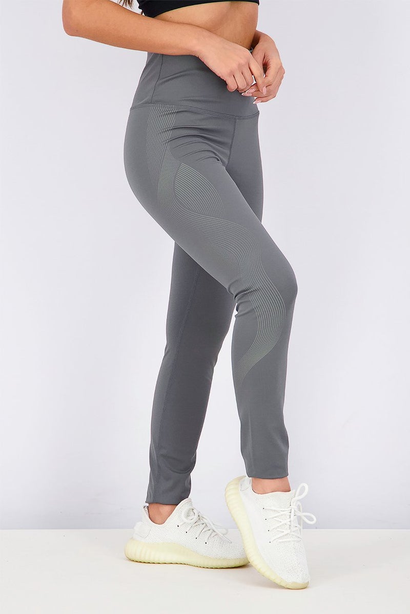 Women Sportswear Fit Training Tights, Grey