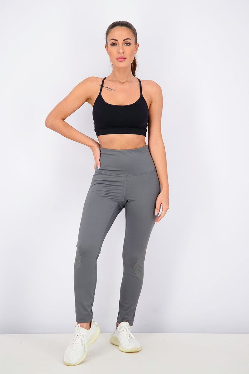 Women Sportswear Fit Training Tights, Grey