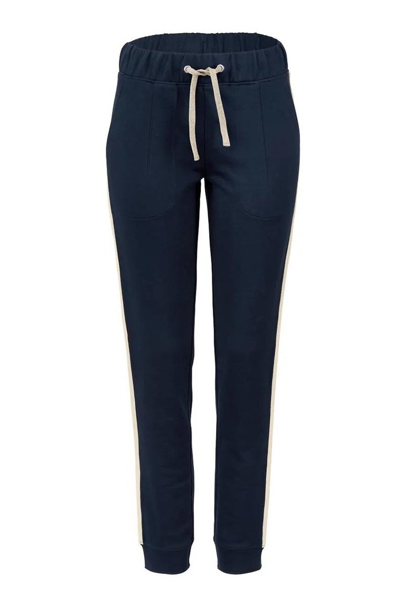 Women Drawstring Jogging Pants, Navy