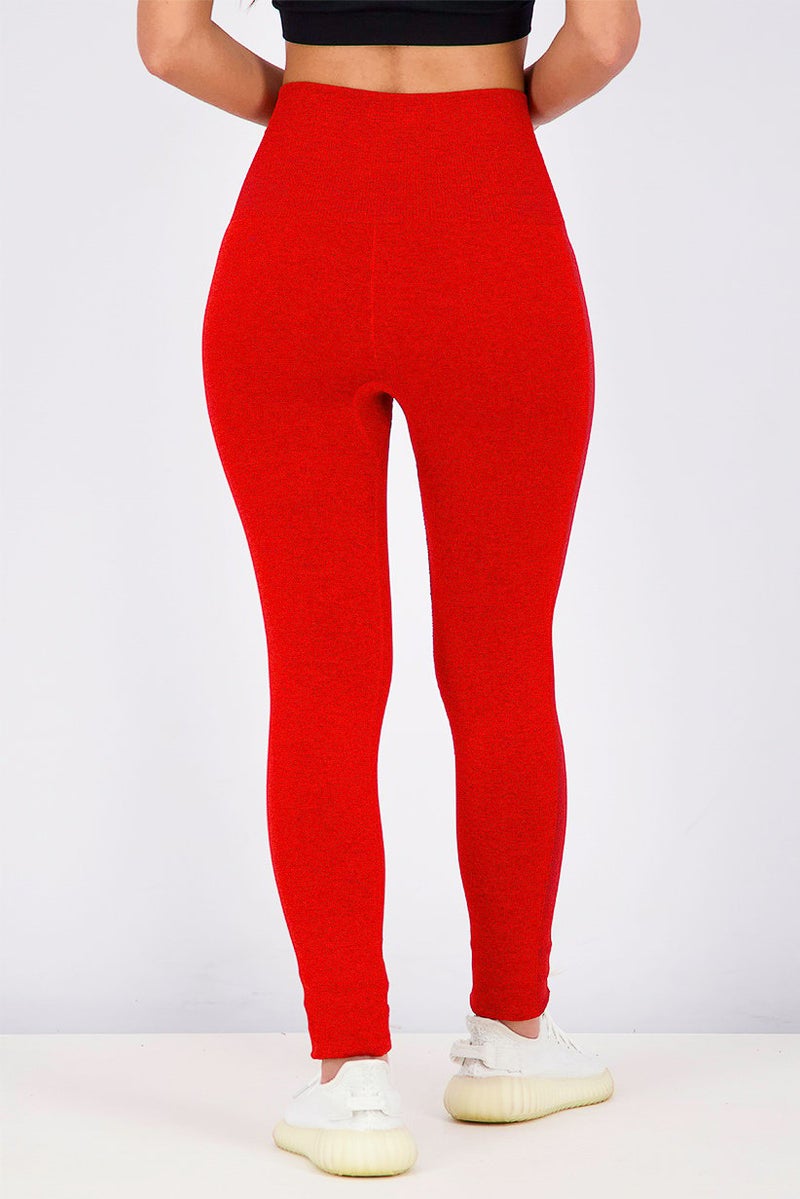 Women Sportswear Fit Training Tights, Red