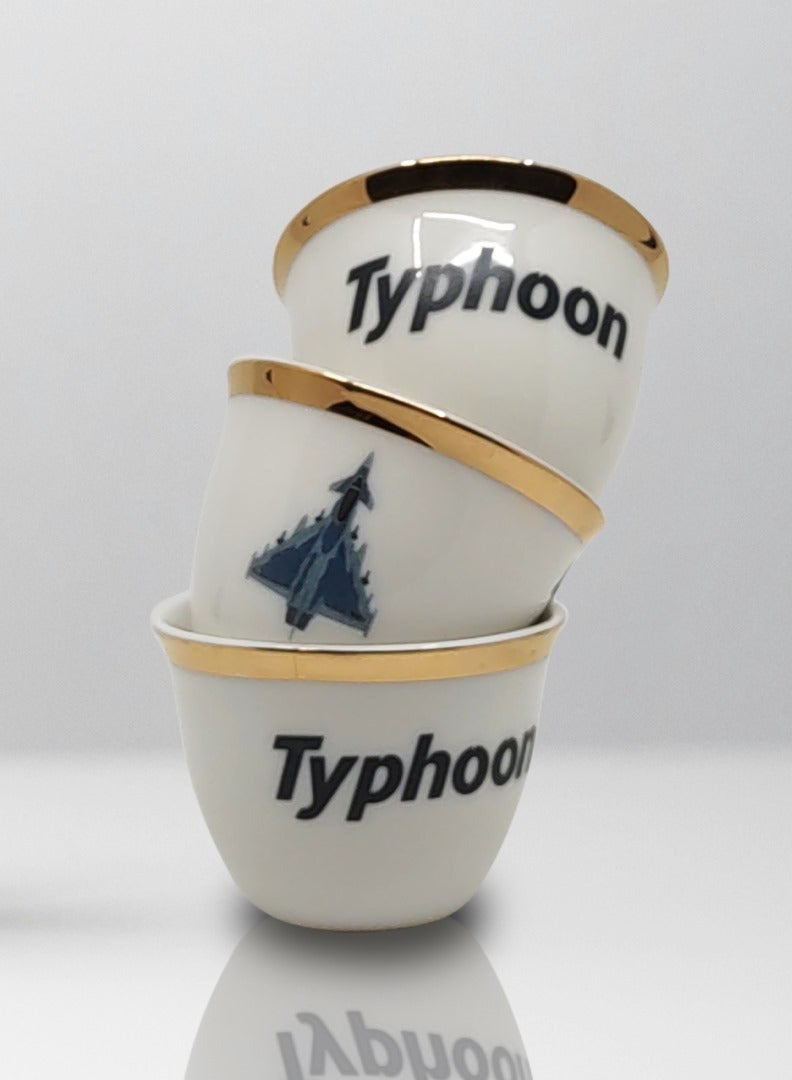 TYPHOON GOLD ARABIC COFFEE CUP