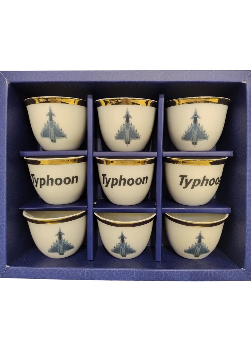 TYPHOON GOLD ARABIC COFFEE CUP