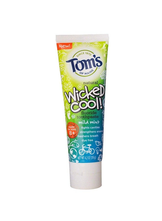 Wicked Cool! Fluoride Toothpaste Mild Mint - 4.2 Oz