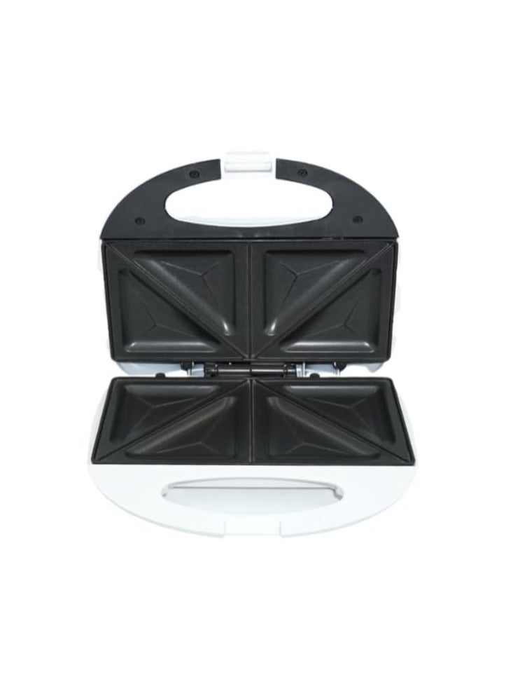 MEBASHI Grill Sandwich Maker | JAPAN | 800 Watt, Cool Touch Handle,Toast, Waffle, Griddle, Non-Stick Coating Plates, Automatic Temperature Control, Anti-Slip Feet (ME-SW1005W2)(750W)