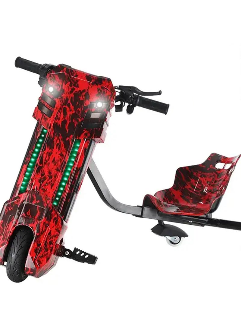 Electric drifting Scooter 3 Wheel Ride On Toy bike for kids with Key and Lights 36V