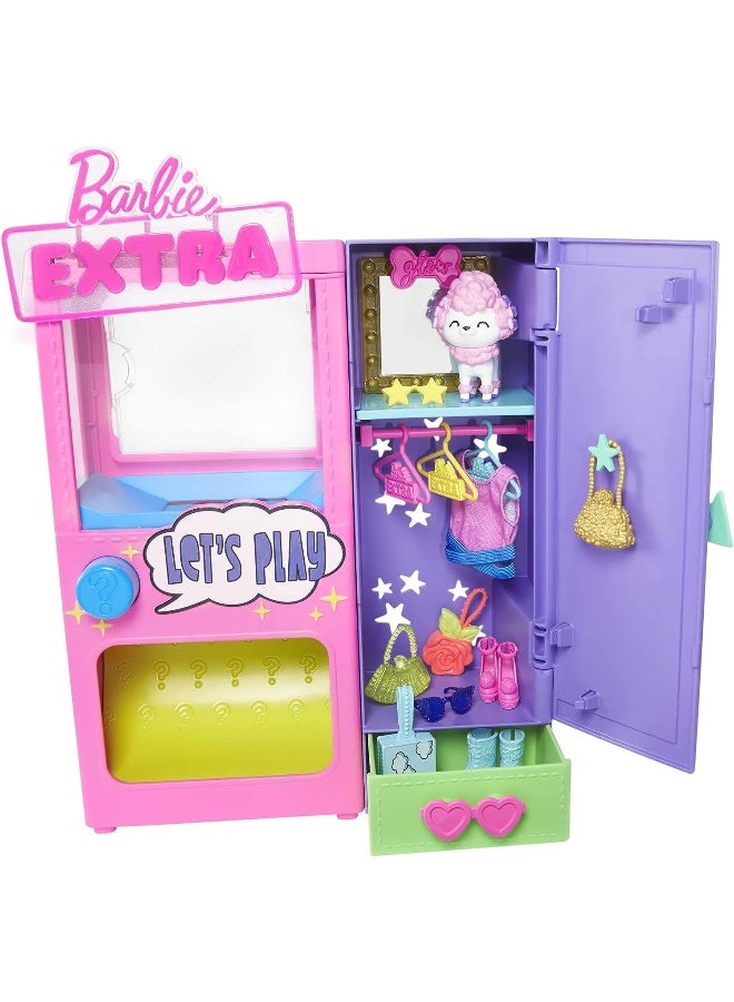 Barbie Extra Surprise Fashion Closet Playset with Pet & Accessories, 3 Year Olds & Up