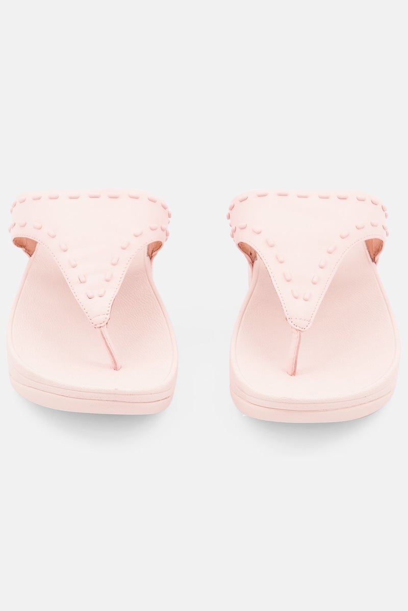 Women Lulu Rubber-Stud Sandals, Pink