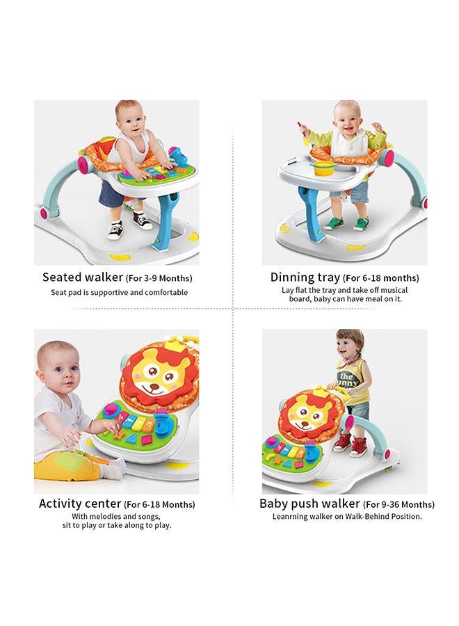 Baby Push Walker With Musical Toy 8 Different Activities Multifunctional 27.6x21.7x17.7inch