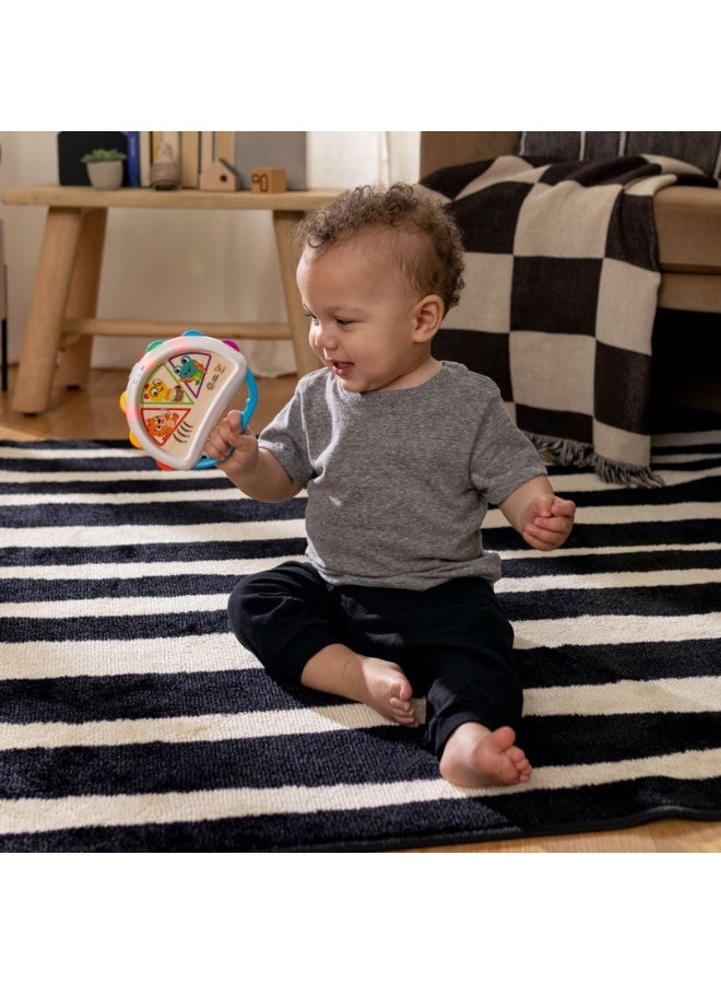 Baby Einstein - Hape Tap & Shake Magic Touch Tambourine, Musical Discovery Toy, Sounds & Lights, Ages 6 Months+