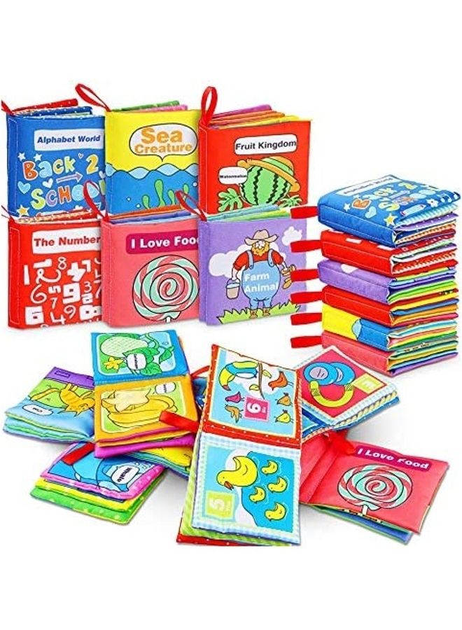 6-Piece Baby Cloth Book With Crinkle Paper