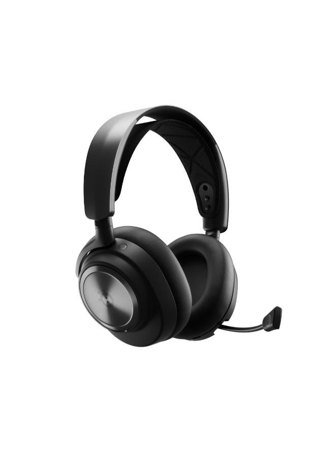 SteelSeries Arctis Nova Pro Wireless Multi-System Gaming Headset - Neodymium Magnetic Drivers - Active Noise Cancellation - Infinity Power System - ClearCast Gen 2 Mic - PS5, PS4, PC, Switch, Mobile