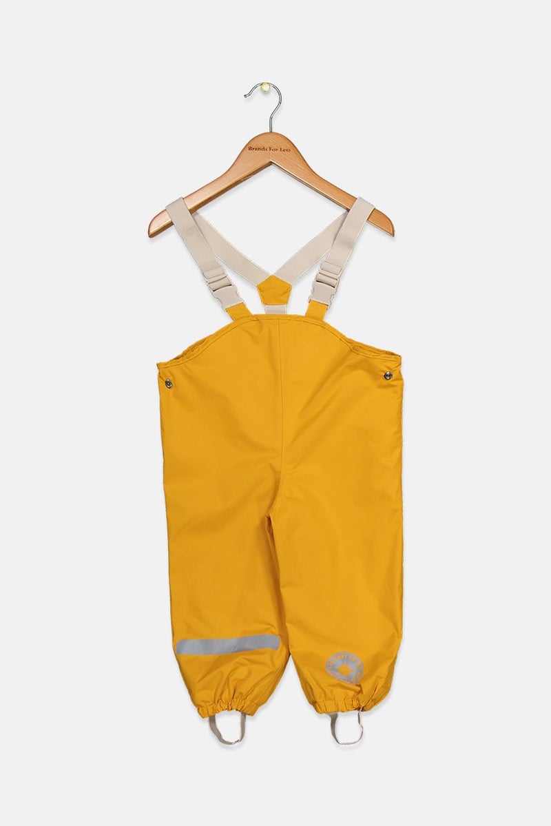 Toddlers Boy Pull On With Suspender Thermal Trouser, Gold