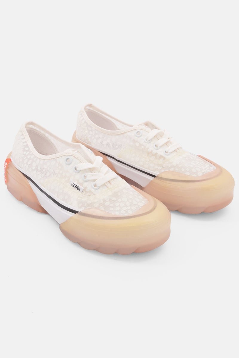 Kids Boy Dots Authentic Mesh DX Modular Outdoor Shoes, Off White