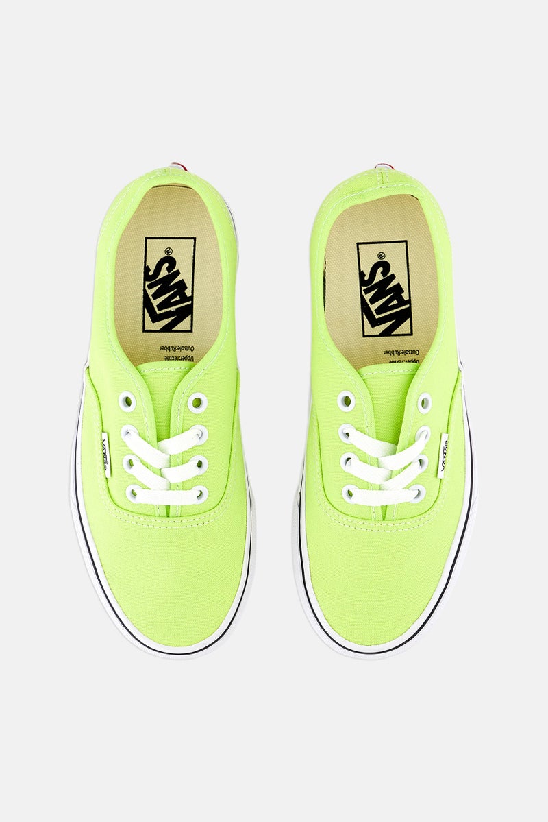 Kids Boy Authentic Lace Up Shoe, Lime Green