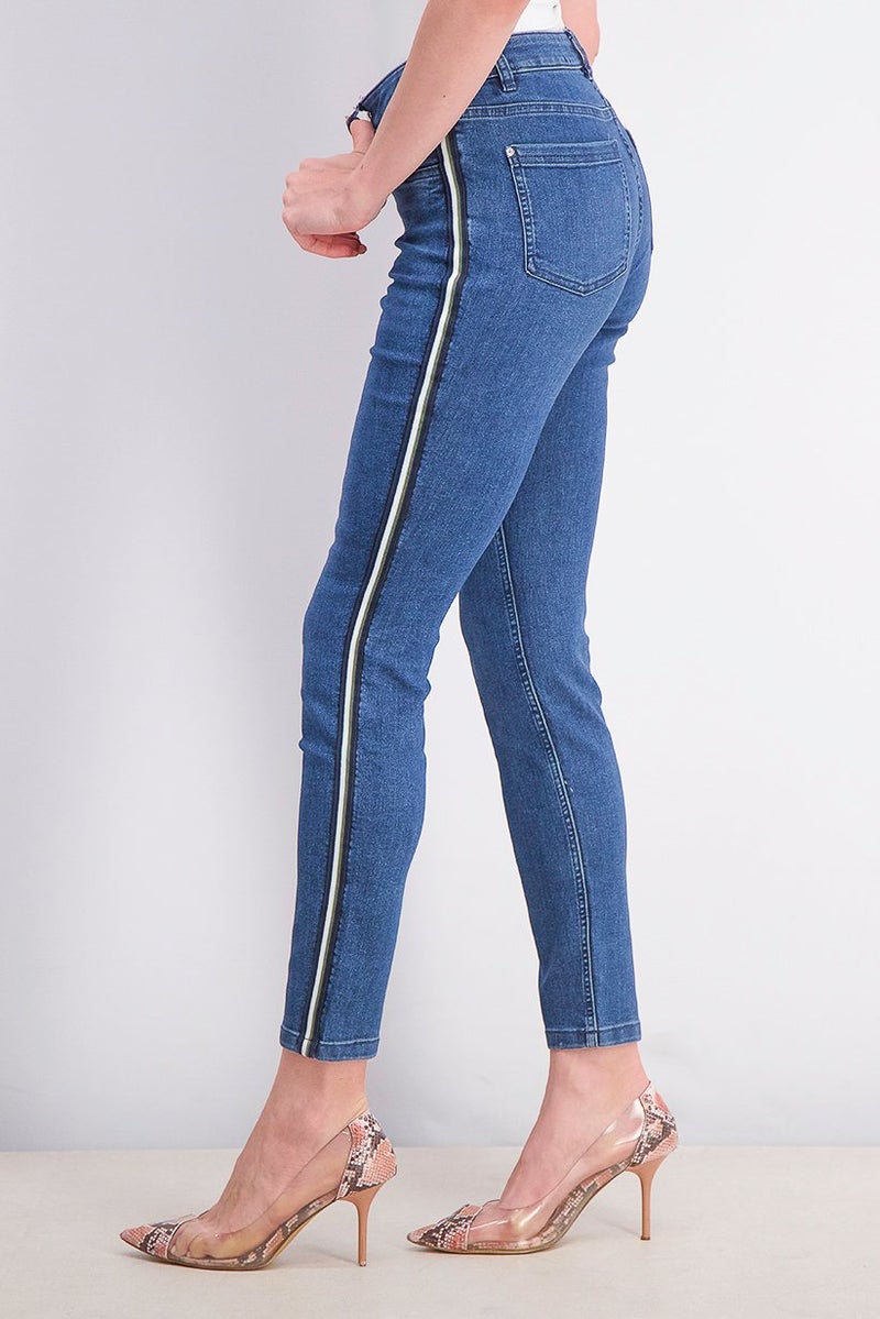 Women Regular Fit Washed Stretchable Jeans, Blue
