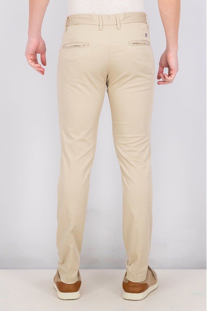 Men Narrow Fit Four Pocket Chino Pants, Khaki