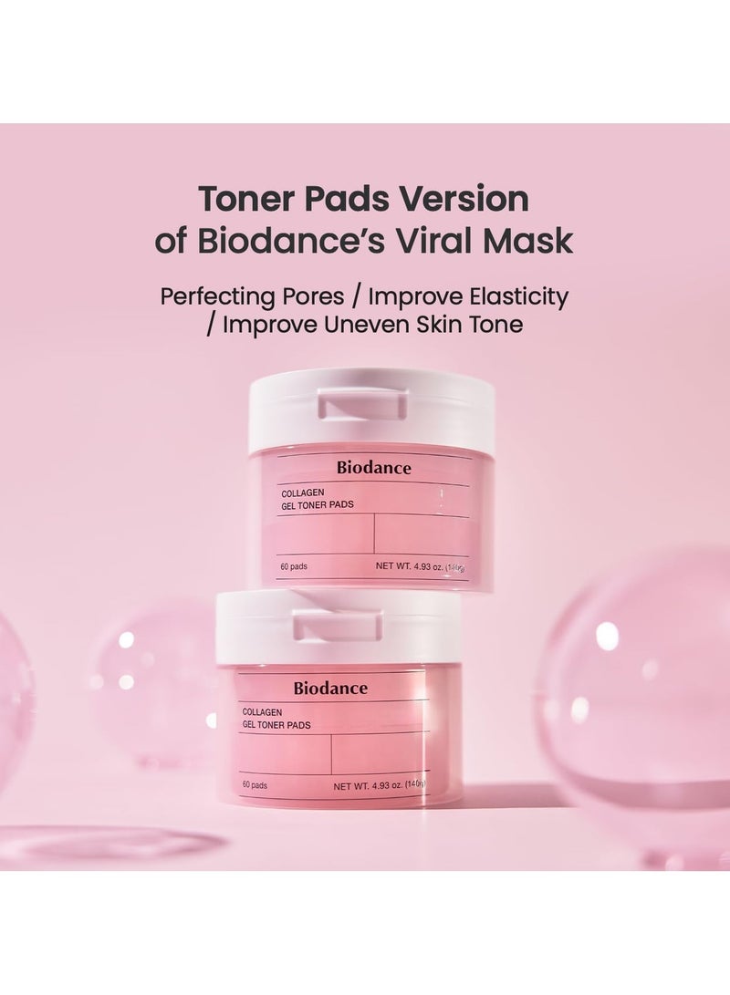 Biodance Collagen Gel Toner Pads 4.93 fl.oz.(140g), 60Pads