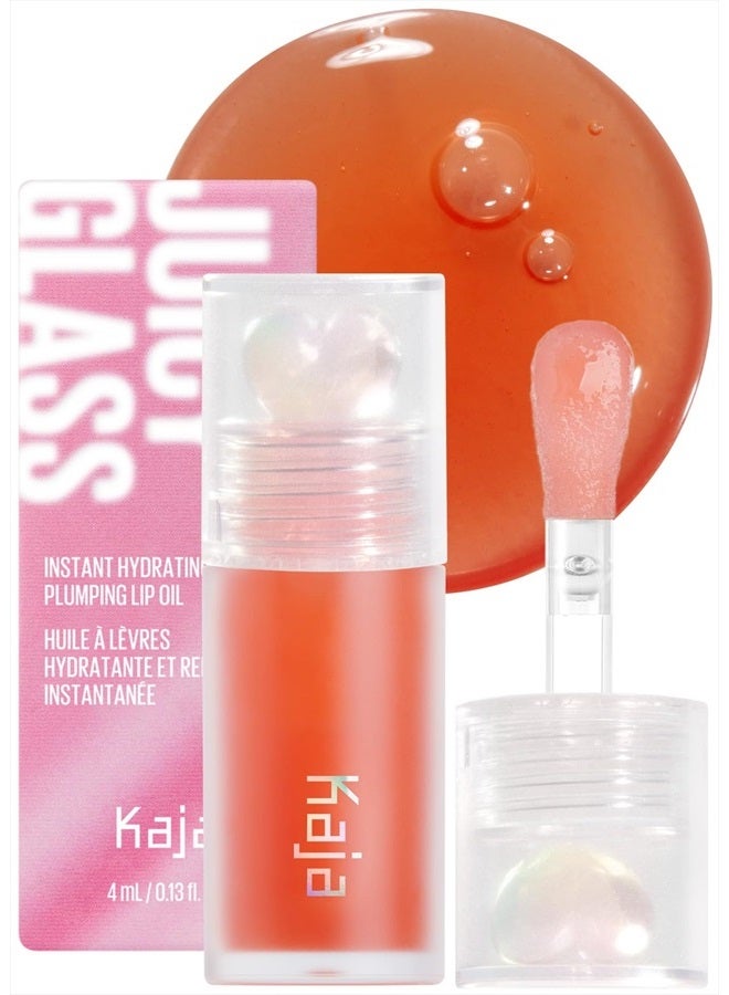 Juicy Glass Lip Plumping Oil | Hydrating, Feel Plumped and Lightweight with Vitamin Tree Fruit Oil for Glass Skin Look | 03 Apricot Allure | Vegan, Cruelty-Free