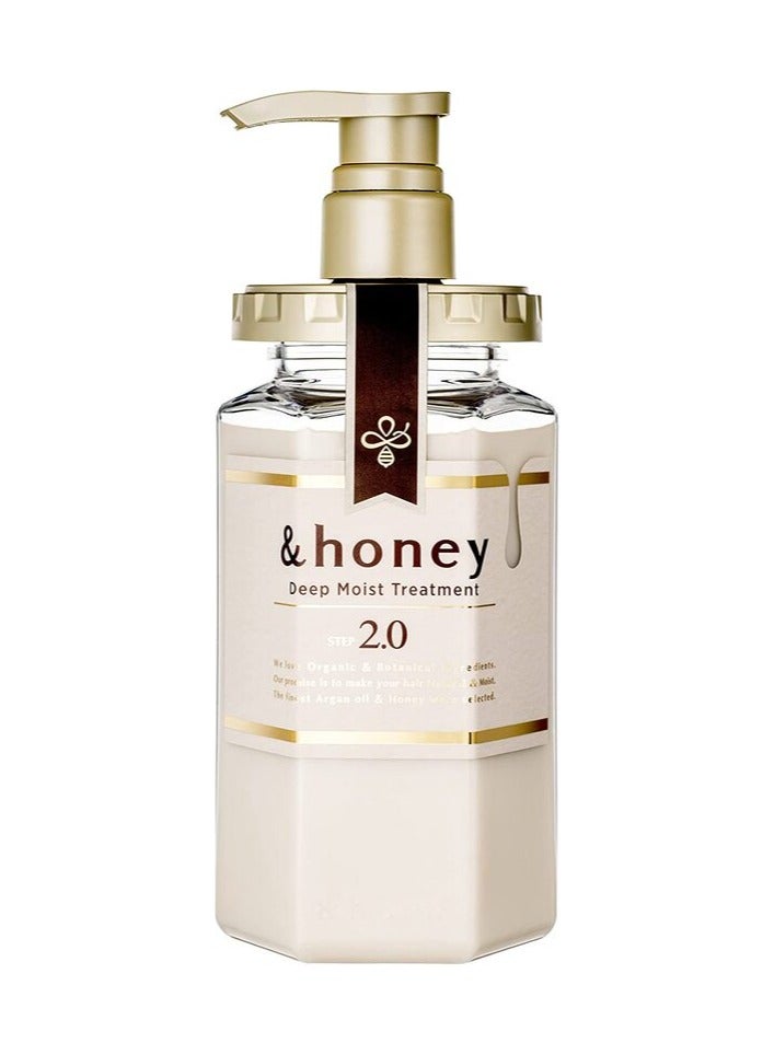 & HONEY Deep Moist Treatment 2.0 445g/440ml Made in Japan