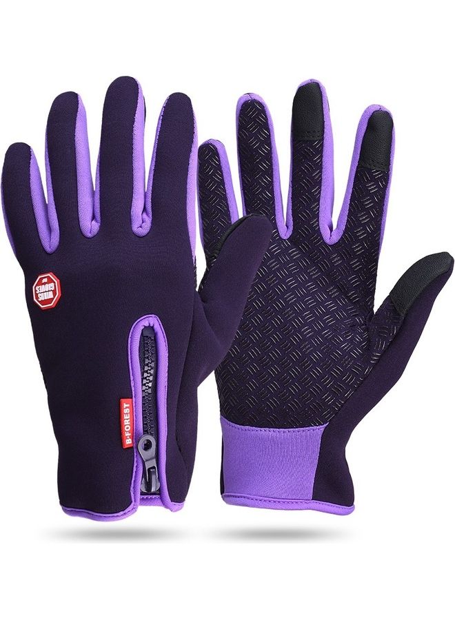 Touch Screen Winter Leather Gloves