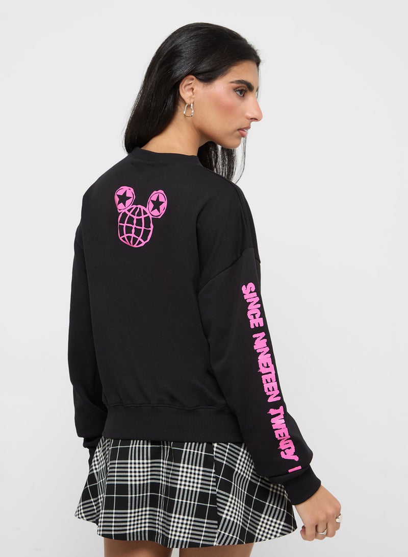 Mickey Oversize Graphic Sweatshirt