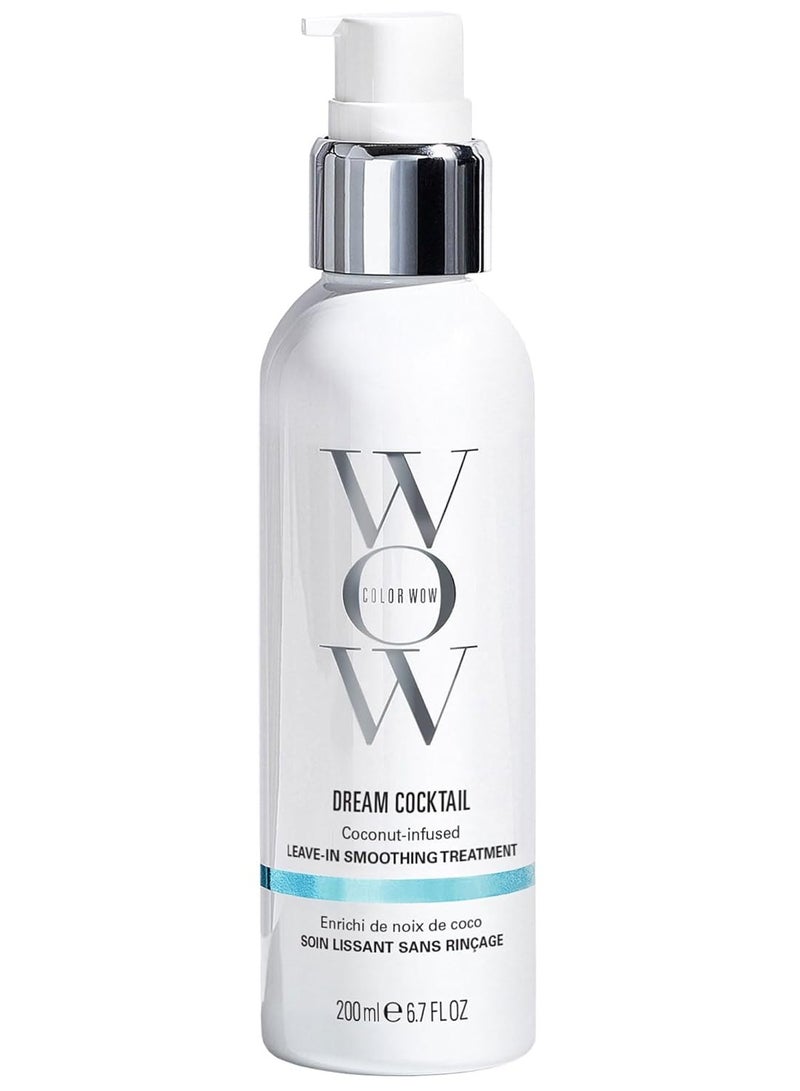 COLOR WOW Dream Cocktail Coconut Infused Leave-in Treatment  Silky, Supple, Frizz-Free Hair | Blow Dry Boost + Heat Protectant 200ml