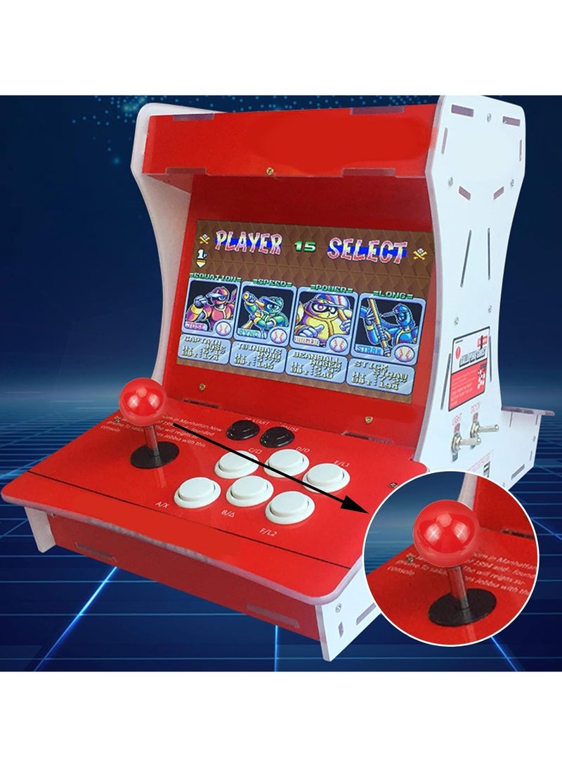 Arcade Game Console Classic Retro Upright Game Machine For 2-4 Player Desktop Arcade Machine