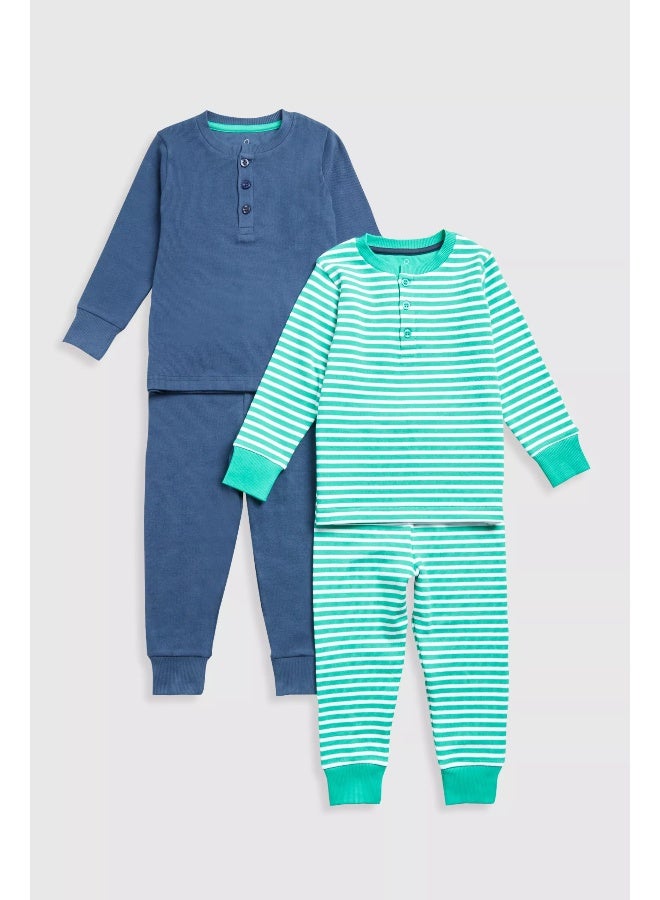 Striped Pyjamas - 2 Pack