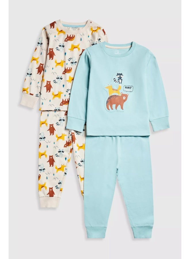 Animal Pyjamas - 2 Pack