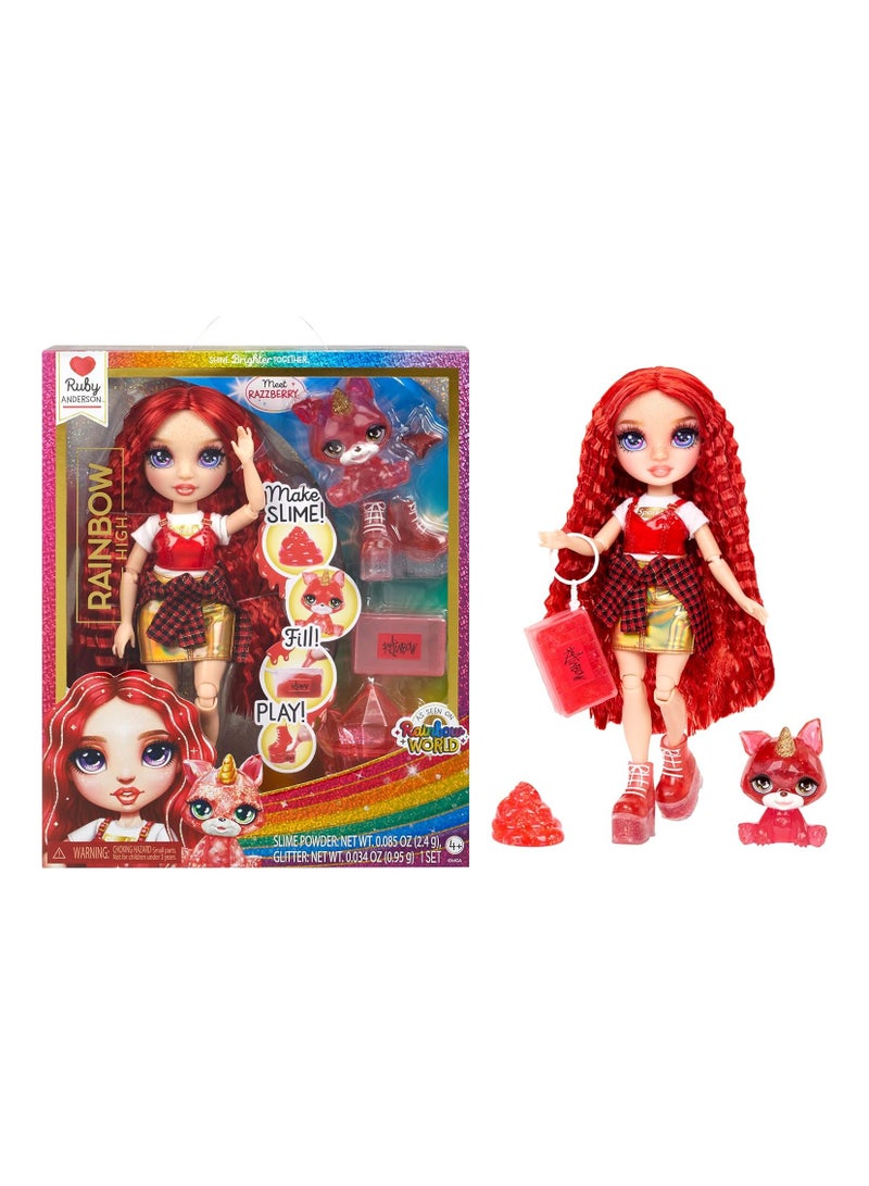 Rainbow Fashion Doll- Ruby Red