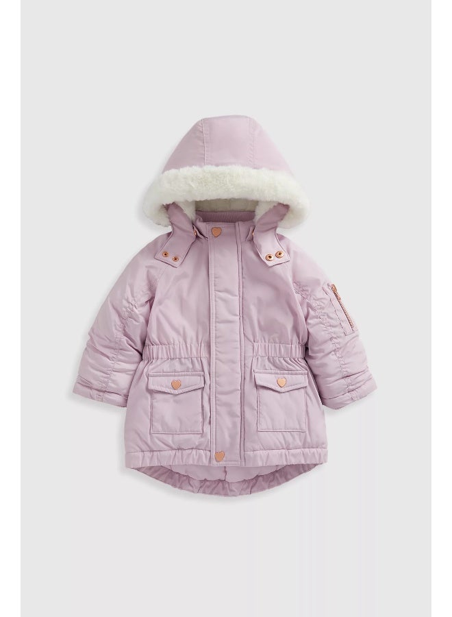 Lilac Parka Coat