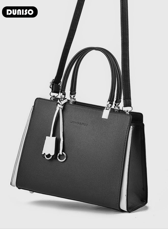 Women's Fashion Handbag Faux Leather Crossbody Bag For Women  Large Capacity Magnetic buckle Tote Bags Top Handle Satchel Fashionable Travel Shoulder Bag For Ladies