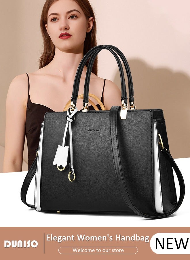 Women's Fashion Handbag Faux Leather Crossbody Bag For Women  Large Capacity Magnetic buckle Tote Bags Top Handle Satchel Fashionable Travel Shoulder Bag For Ladies