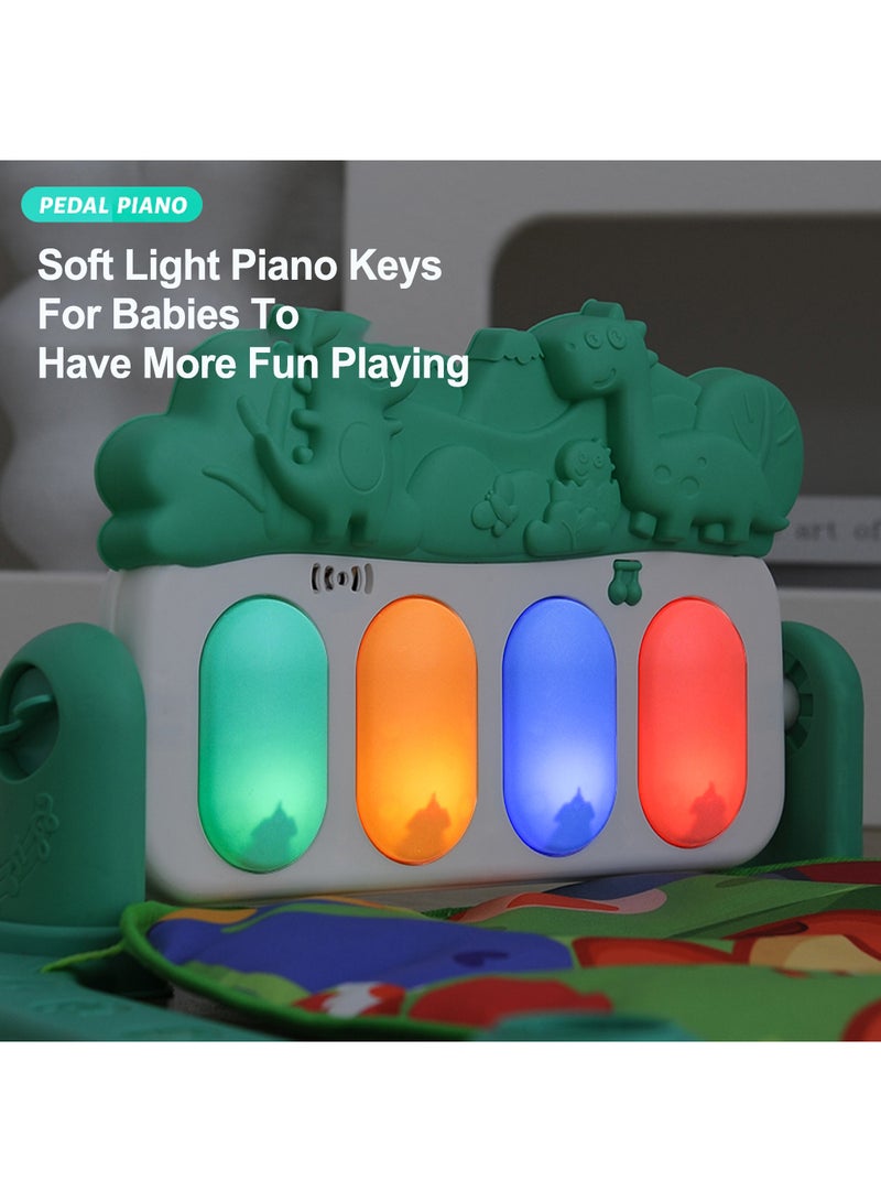 Baby Gym Play Mats Baby Toys Tummy Time Mat Toys Musical Activity Center for Newborn Infant Toys Piano Baby Play Mat Music Light Newborn Infant Gifts for Baby Toys