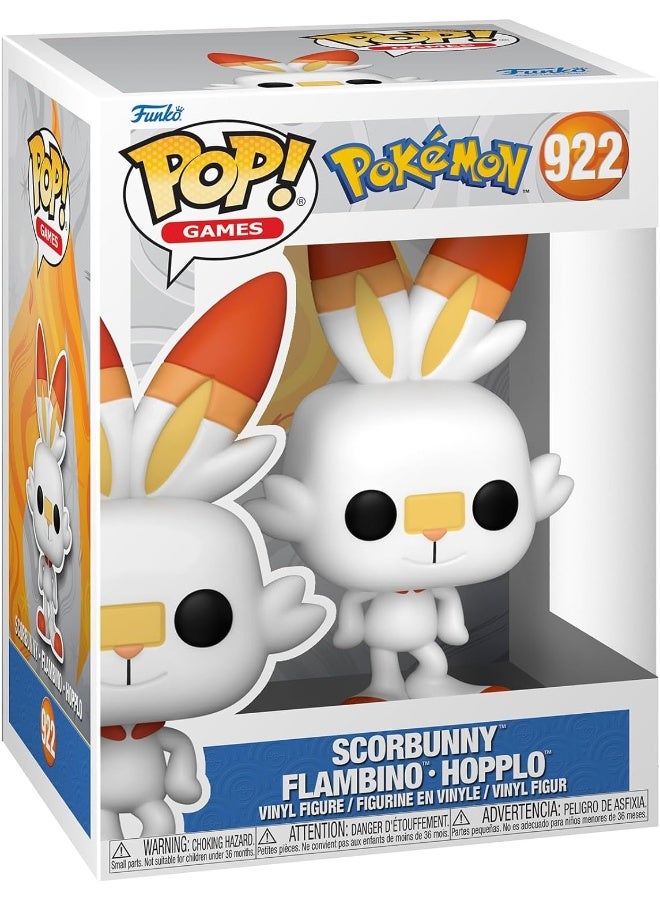 Funko Pop! Games: Pokemon - Scorbunny - Collectable Vinyl Figure