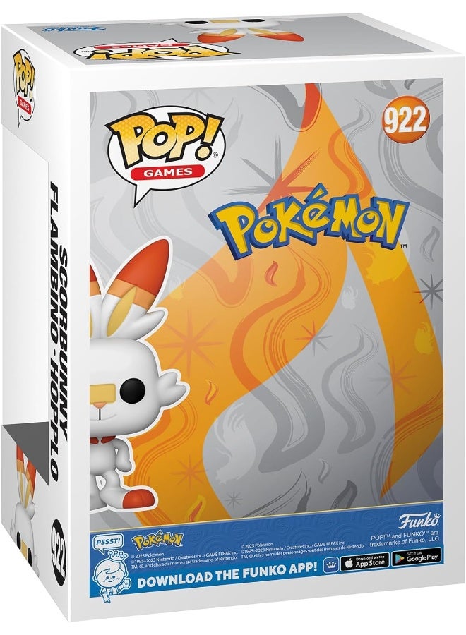 Funko Pop! Games: Pokemon - Scorbunny - Collectable Vinyl Figure