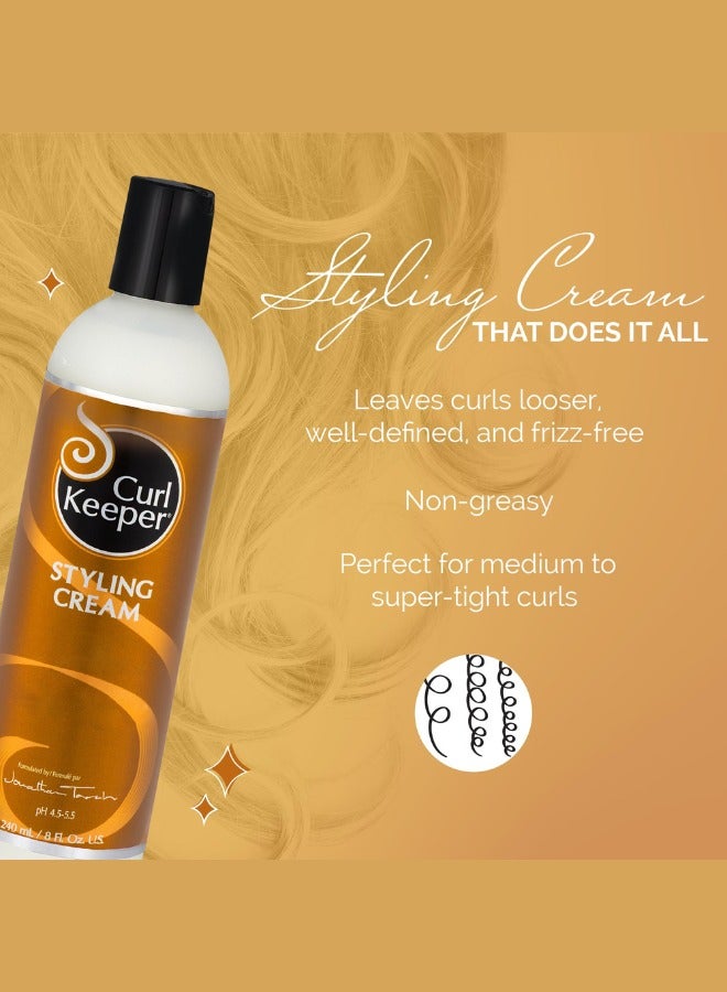 Curl Keeper Hair Solutions Styling Cream, 8.0oz