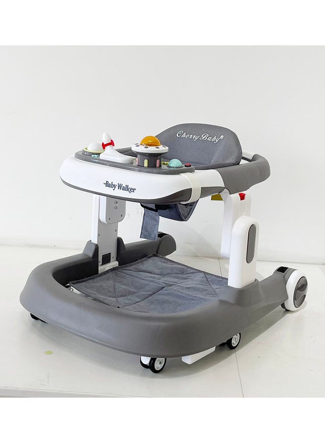 Multifunctional Baby Walker - Gray