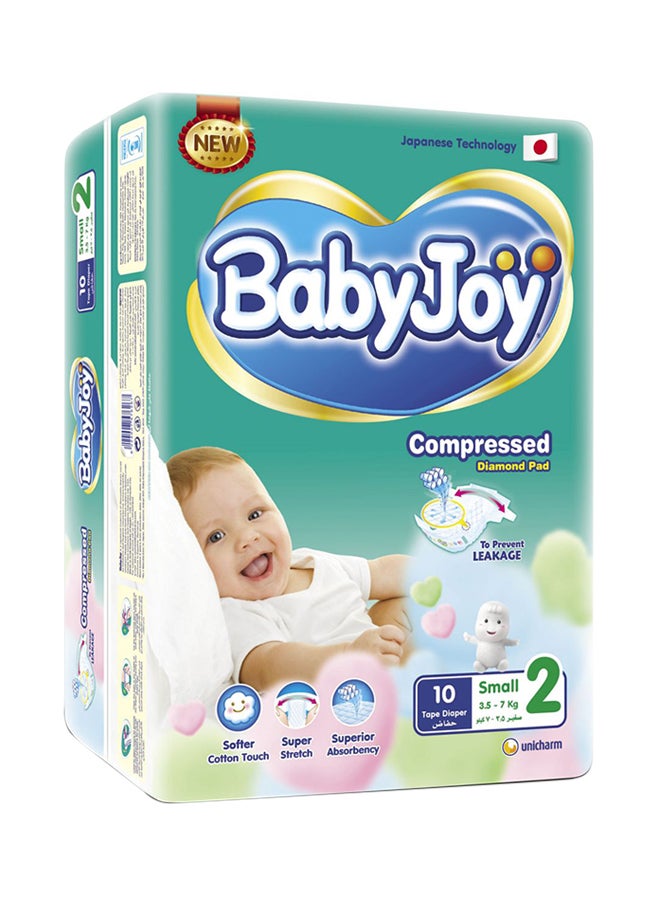 Baby Joy Air Mini Stretch Diaper Size 2(3.5-7) kg, 10 Count