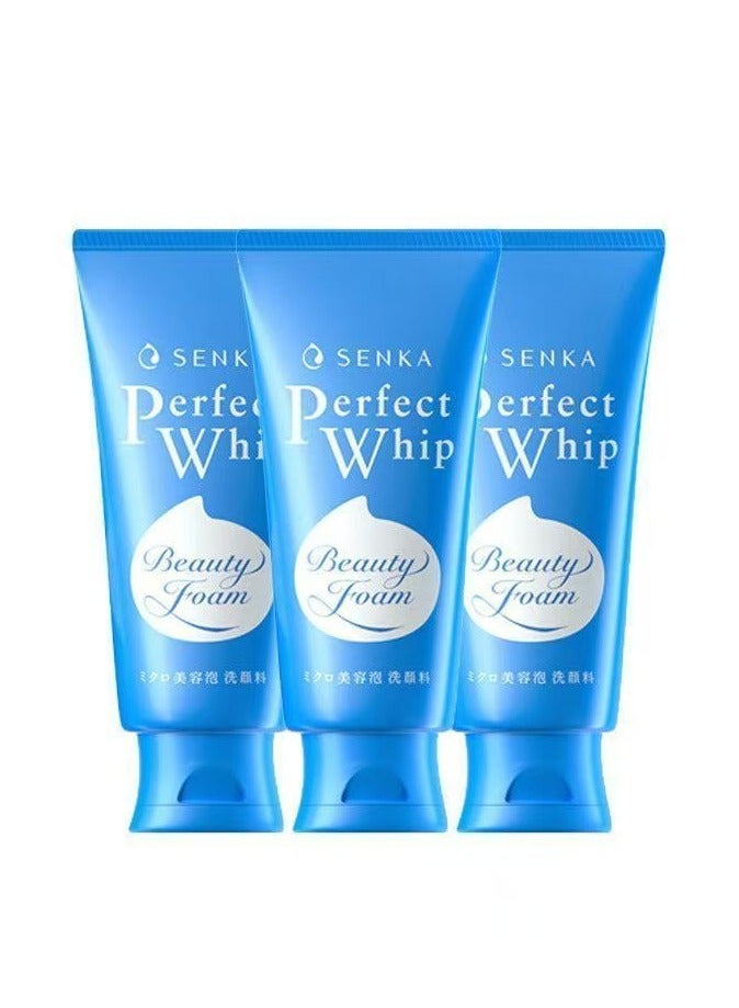 Shiseido Senka Whip Cleansing Foam 120g,Pack of 3