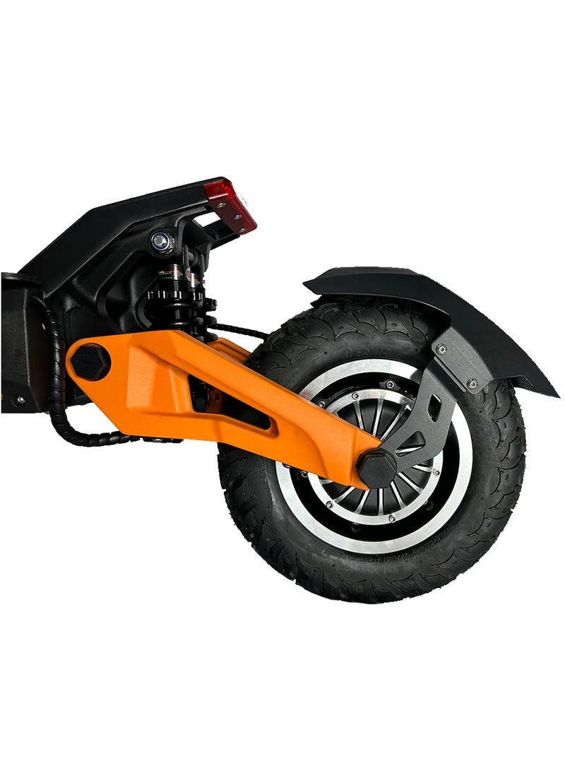 G4 Pro Electric Scooter: Dual 1600W Motors, 80KM/H Max Speed, Up to 120KM Range, 150Kg Load Capacity, LED Light, 12-Inch Air Rubber Tires, IP54 Waterproof, Detachable 60V 30Ah Battery