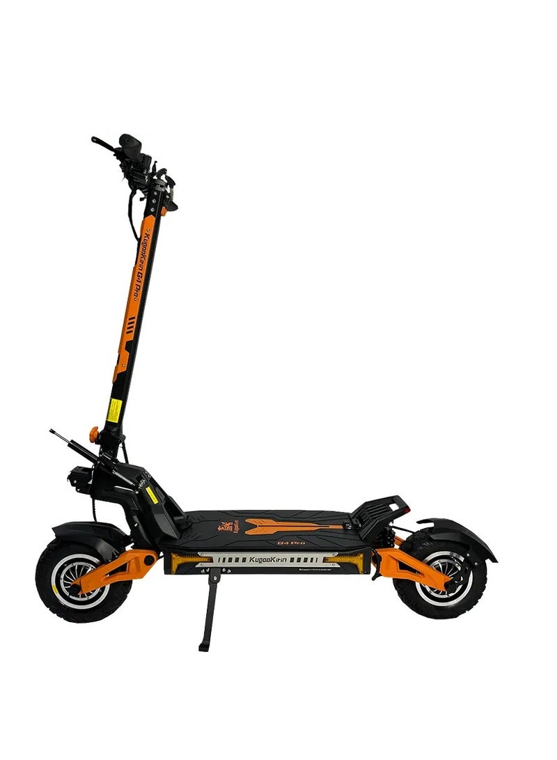 G4 Pro Electric Scooter: Dual 1600W Motors, 80KM/H Max Speed, Up to 120KM Range, 150Kg Load Capacity, LED Light, 12-Inch Air Rubber Tires, IP54 Waterproof, Detachable 60V 30Ah Battery