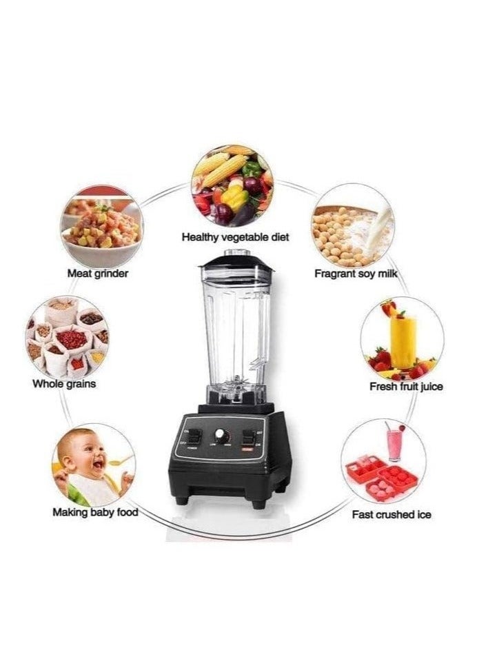 Juicer Blender 2 in 1 High Speed Stainless Steel Blades Perfect for Smoothies Frozen Desserts Hot Soups and Nut Grinding