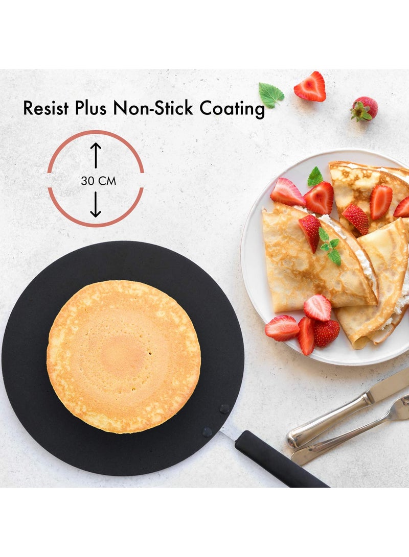 Non Stick Curved Flat Cooking Pan (Tawa)