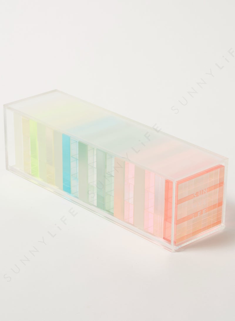 Ombre Lucite Jumbling Tower Sherbert